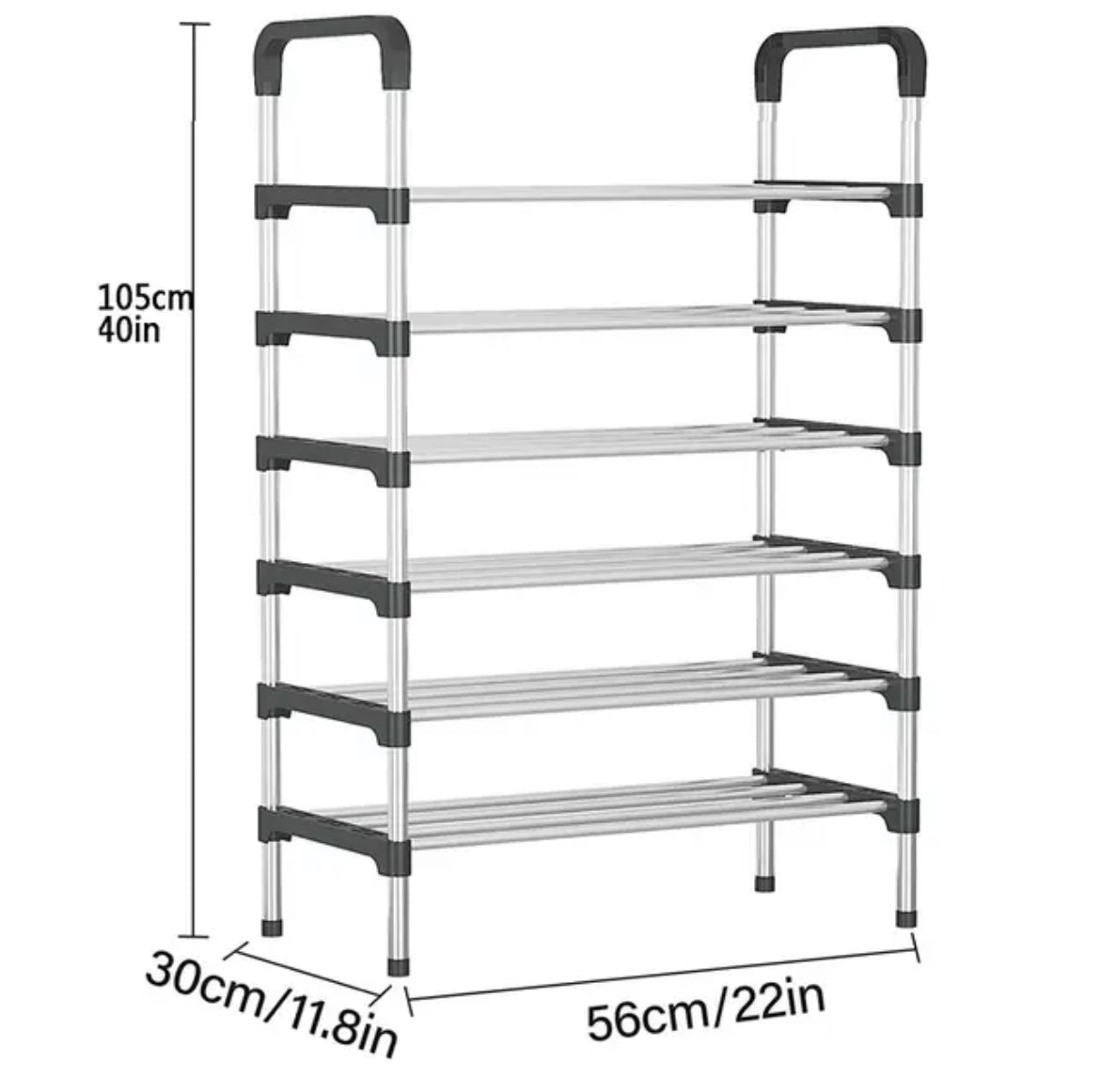 Organizador Zapatos 6 Niveles Estante AC