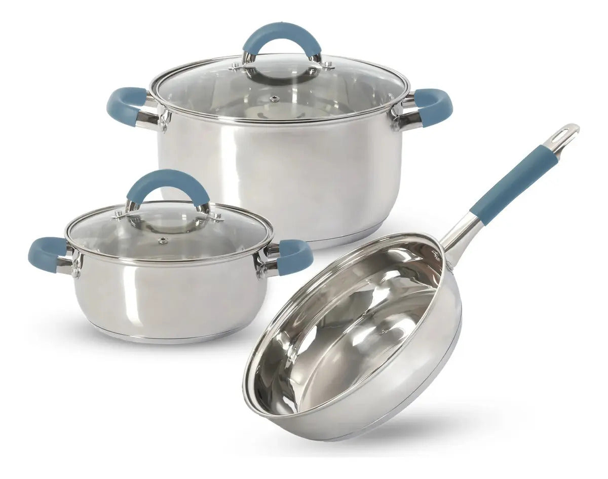 Bateria Home Elements 299899970 5 Piezas Gris