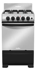Estufa de Piso Mabe 52CM EMC5150SNX1 Inoxidable Negra