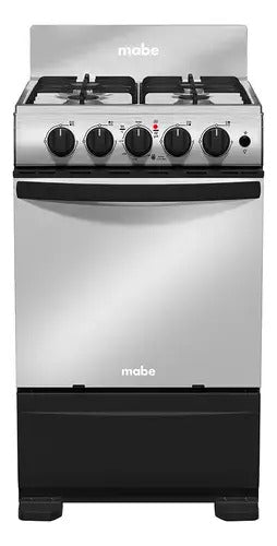 Estufa de Piso Mabe 52CM EMC5150SNX1 Inoxidable Negra