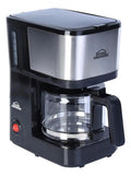 Cafetera 6 Tazas Home Elements HECM9420SS Negra Vidrio