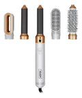 Cepillo Secador Multifuncional Mertec 5 en 1 MT-019W Blanco