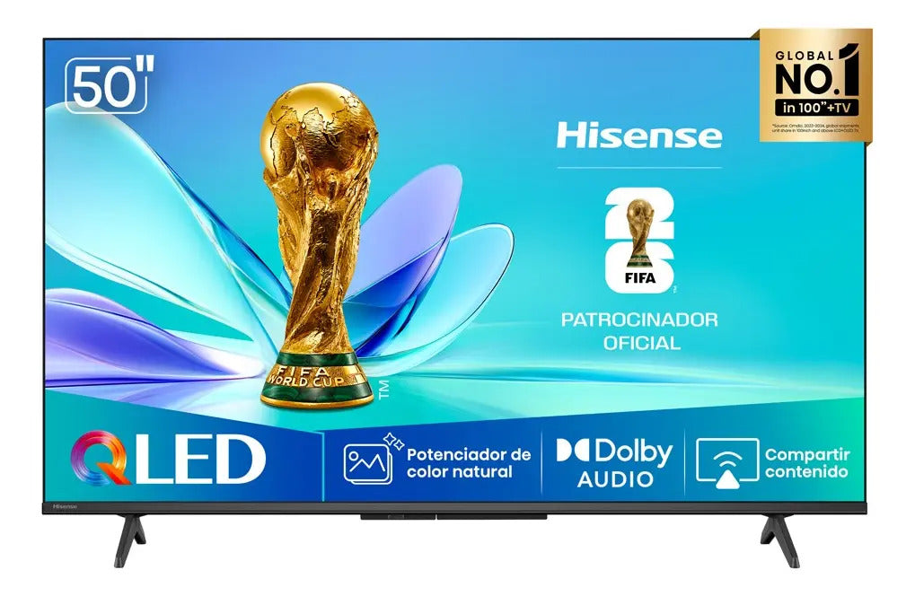 Televisor Hisense 50Q4SV QLED 50" Smart TV FHD Negro