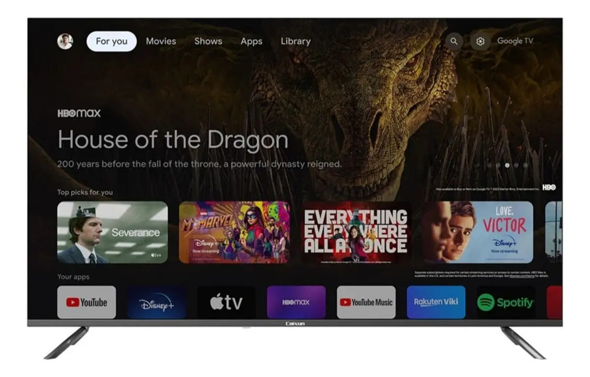 Televisor Caixun C65VAUGQ 65" Smart TV QLED Negro
