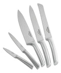Juego de 5 Cuchillos Elite en Acero+base Universal I19500