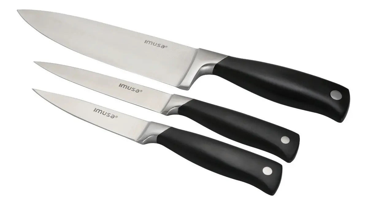 Cuchillos Imusa SETX3 Pelar+mul+chef 15TM 6113200 5861030379