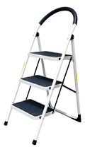 Silla Escalera 2 Pasos Blanca 47X76X59 Cms Capacidad 150KG