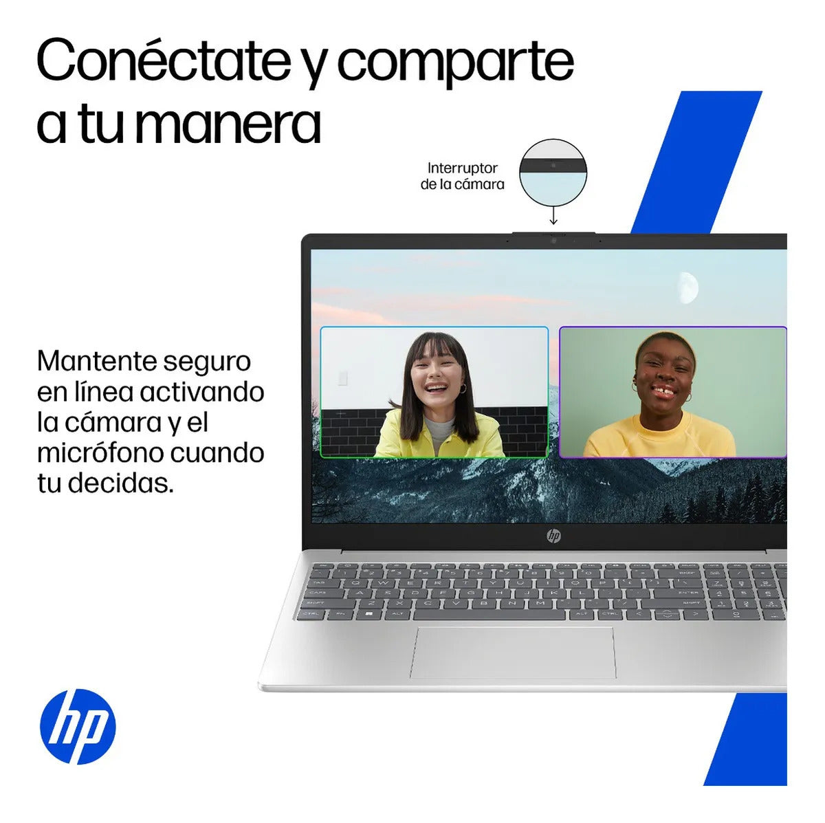 Portatil HP 15" FC0287LA Ryzen 7-RAM 8G-DISCO 512G-PLATA Ex