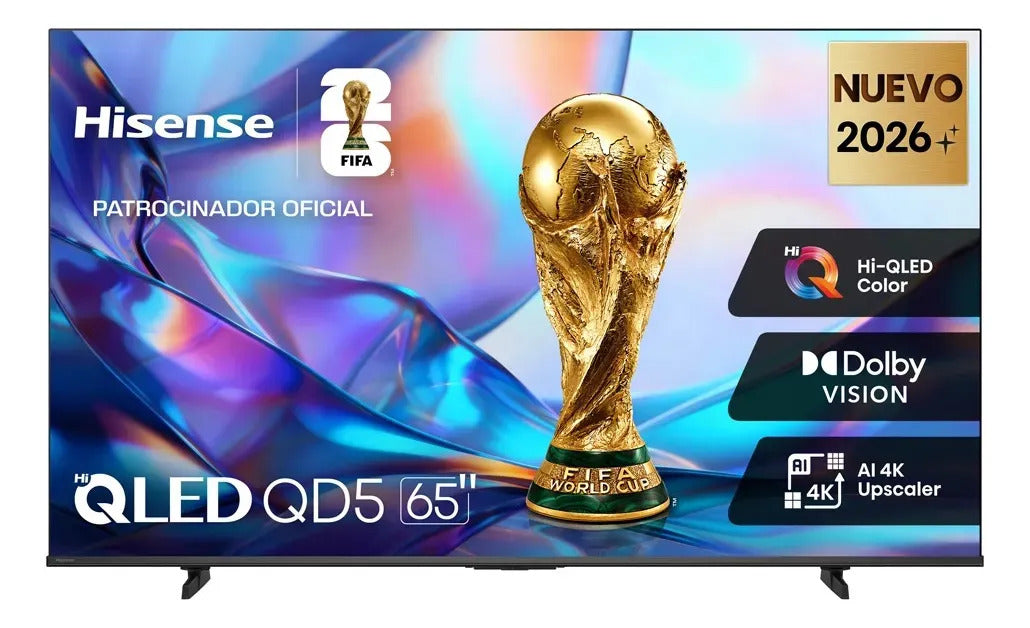 Televisor Hisense 65QD5SV QLED 65" Smart TV UHD 4K Negro