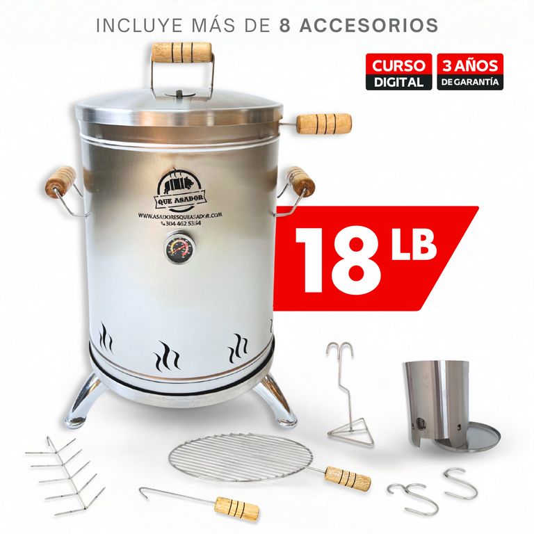 Barril A006 Familiar Acero Inoxidable Capacidad 18-24LB